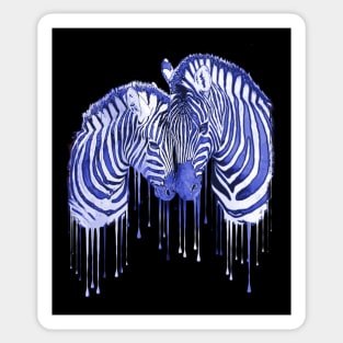 Zebra Lovers 4 Sticker